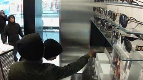 sunglass hut robbery.